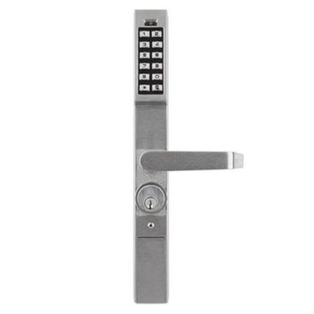 ALARM LOCK AlarmLock: Narrow Stile Exit Trim - works w/ A/Rite Springbolt Latches 26D ALL-DL1200ET-26D